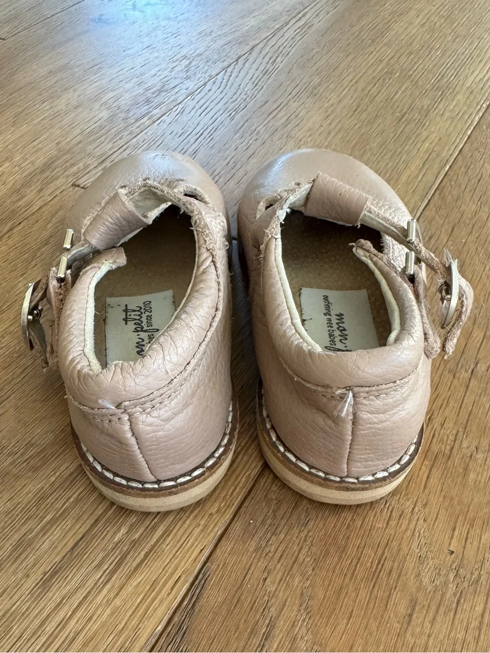 Mon Petit Mary Jane Nude Pink Kids Dress Shoes Size Toddler 7
